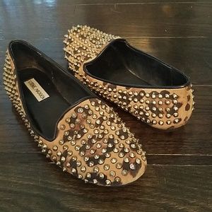 Steve Madden Leopard Studded Flats